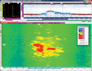 Phased array ultrasonic corrosion mapping