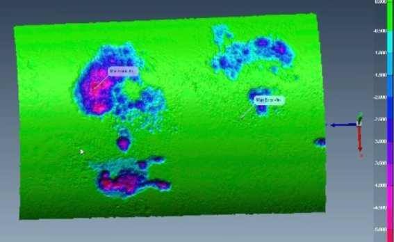 Laser pipeline corrosion map
